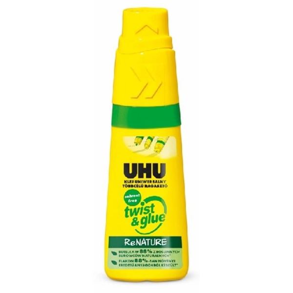 Tekuté lepidlo UHU Twist & Glue ReNATURE, 35 ml Tekuté lepidlo UHU Twist & Glue ReNATURE, 35 ml