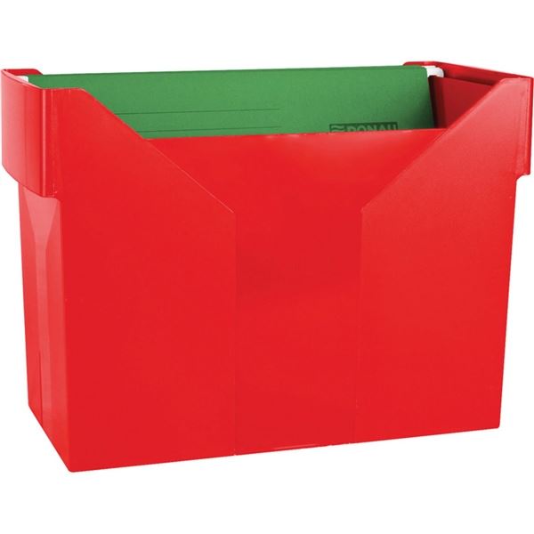 Box na závěsné desky Donau, červený Box na závěsné desky Donau, červený