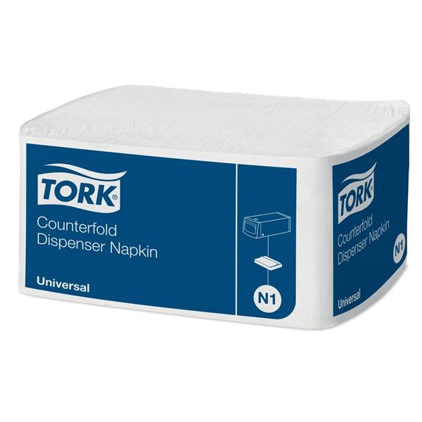 Ubrousky do zás.Tork-Counterfold,N1,bílé,7200 ks Ubrousky do zás.Tork-Counterfold,N1,bílé,7200 ks