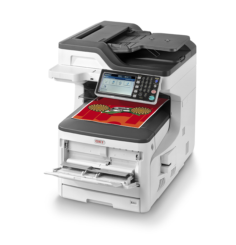 OKI MC873dn LED A3 1200 x 600 DPI 35 Seiten pro Minute