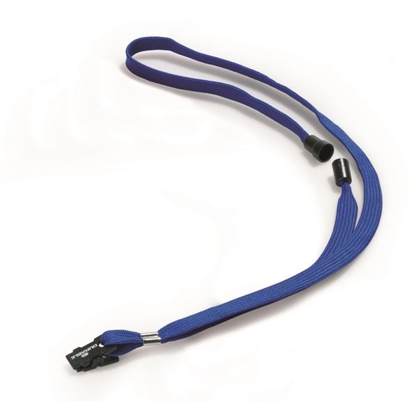 Šňůrka na krk Durable, modrá, 10 ks