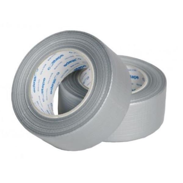 Lepicí páska s tkaninou, 48 mm x 50 m, stříbrná Lepicí páska s tkaninou, 48 mm x 50 m, stříbrná