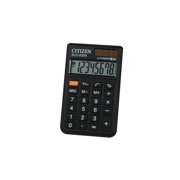 Kapesní kalkulačka Citizen SLD-200NR, černá Kapesní kalkulačka Citizen SLD-200NR, černá