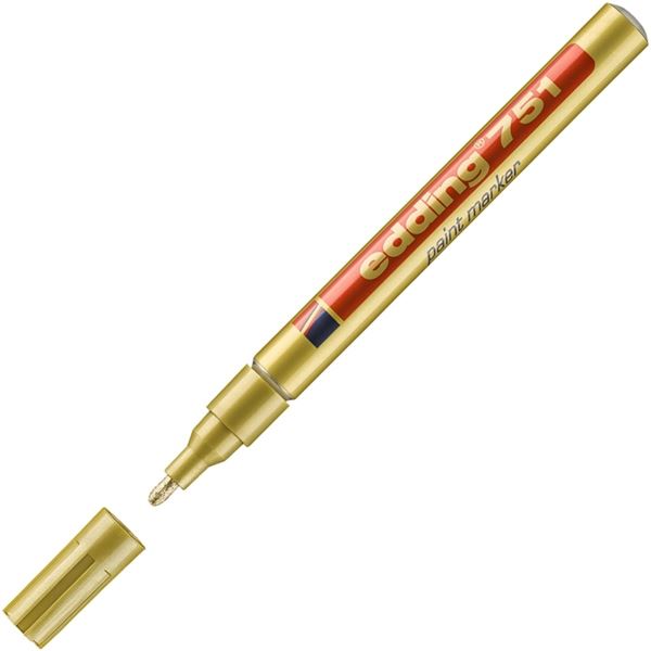Lakový popisovač Edding 751, zlatý Lakový popisovač Edding 751, zlatý