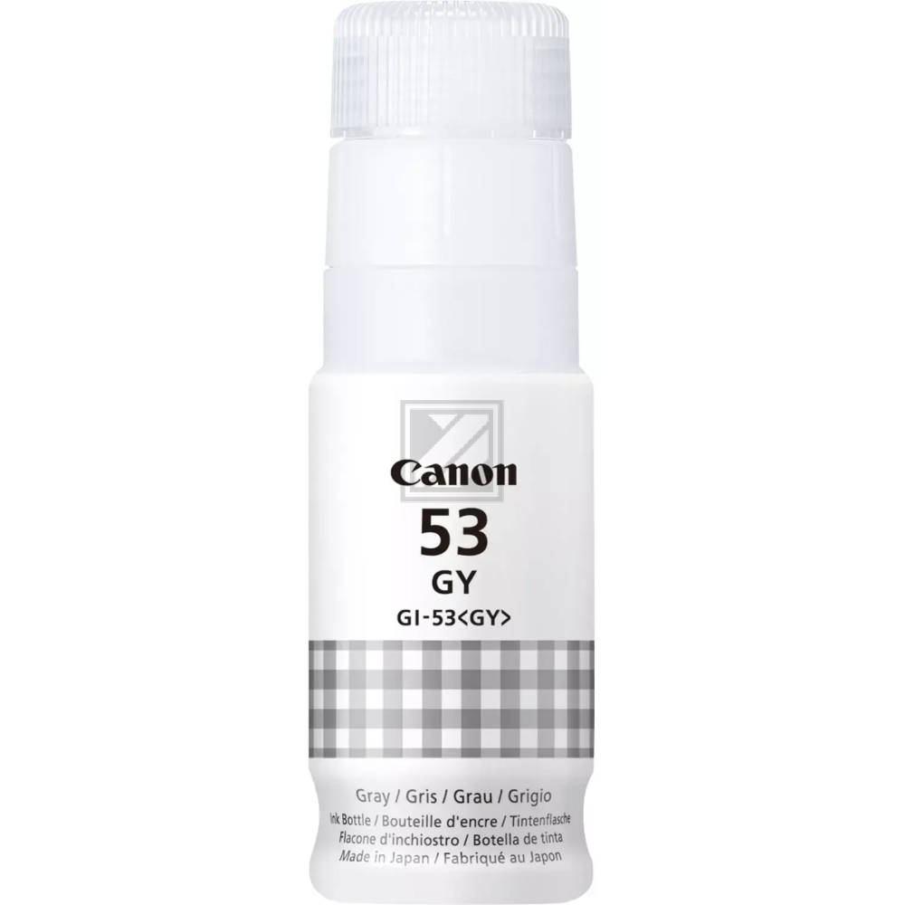 Canon Tintennachfüllfläschchen grau (4708C001, GI-53GY)