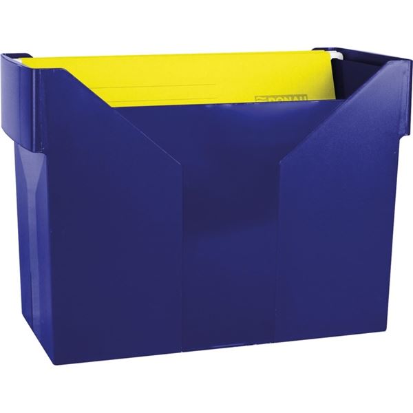 Box na záv. desky Donau vč.5 desek - plast., modrý