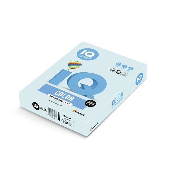Barev.papír IQ A4-BL29,bleděmod.,80g/m2,500 listů Barev.papír IQ A4-BL29,bleděmod.,80g/m2,500 listů