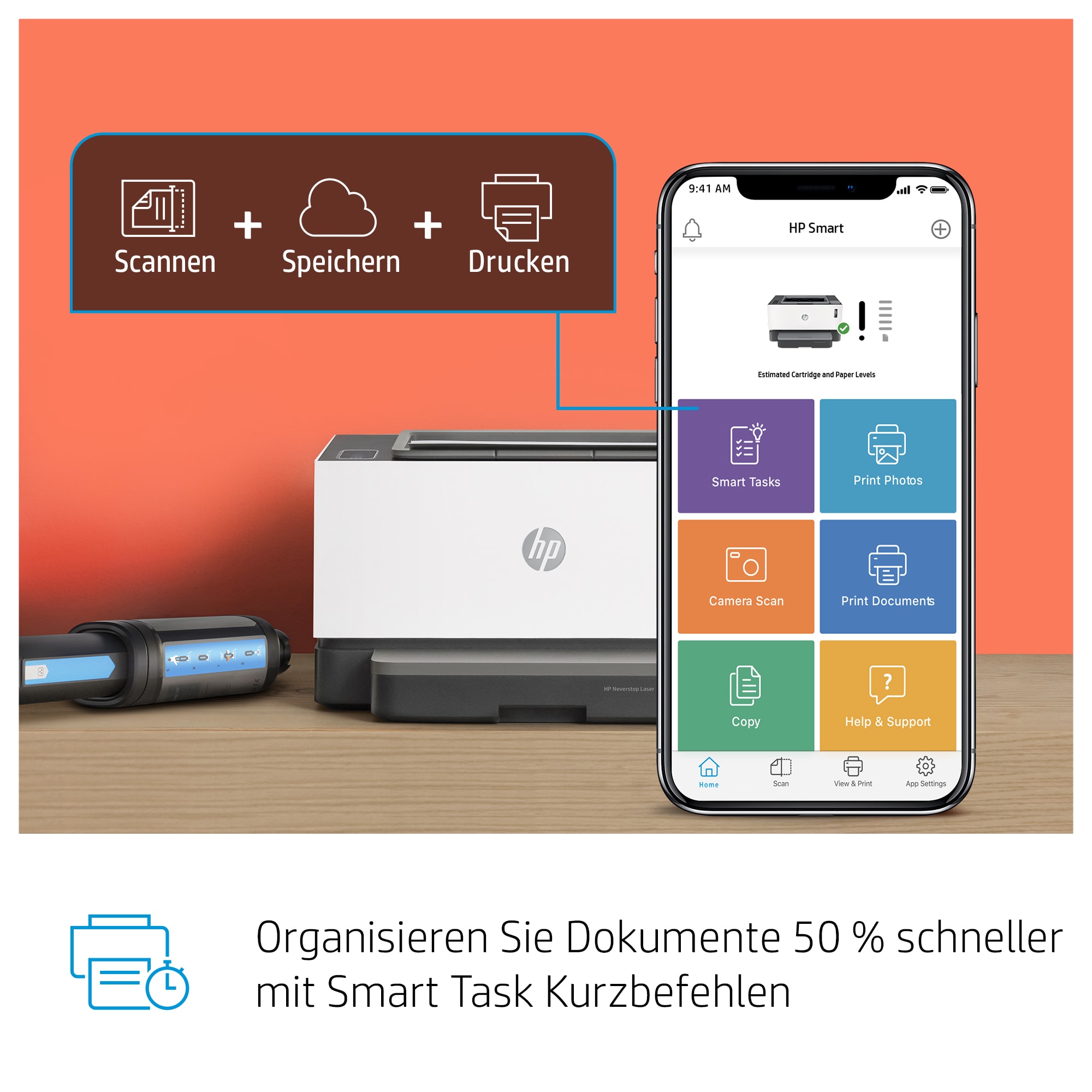 HP Neverstop Laser 1001nw, Drucken