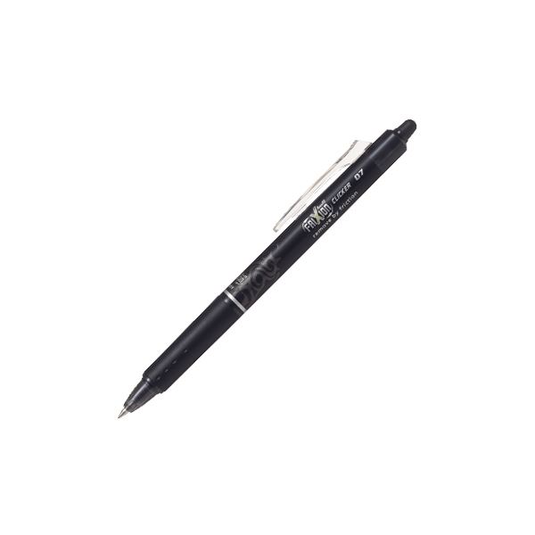 Gelový roller Pilot FriXion Clicker 07, černý Gelový roller Pilot FriXion Clicker 07, černý