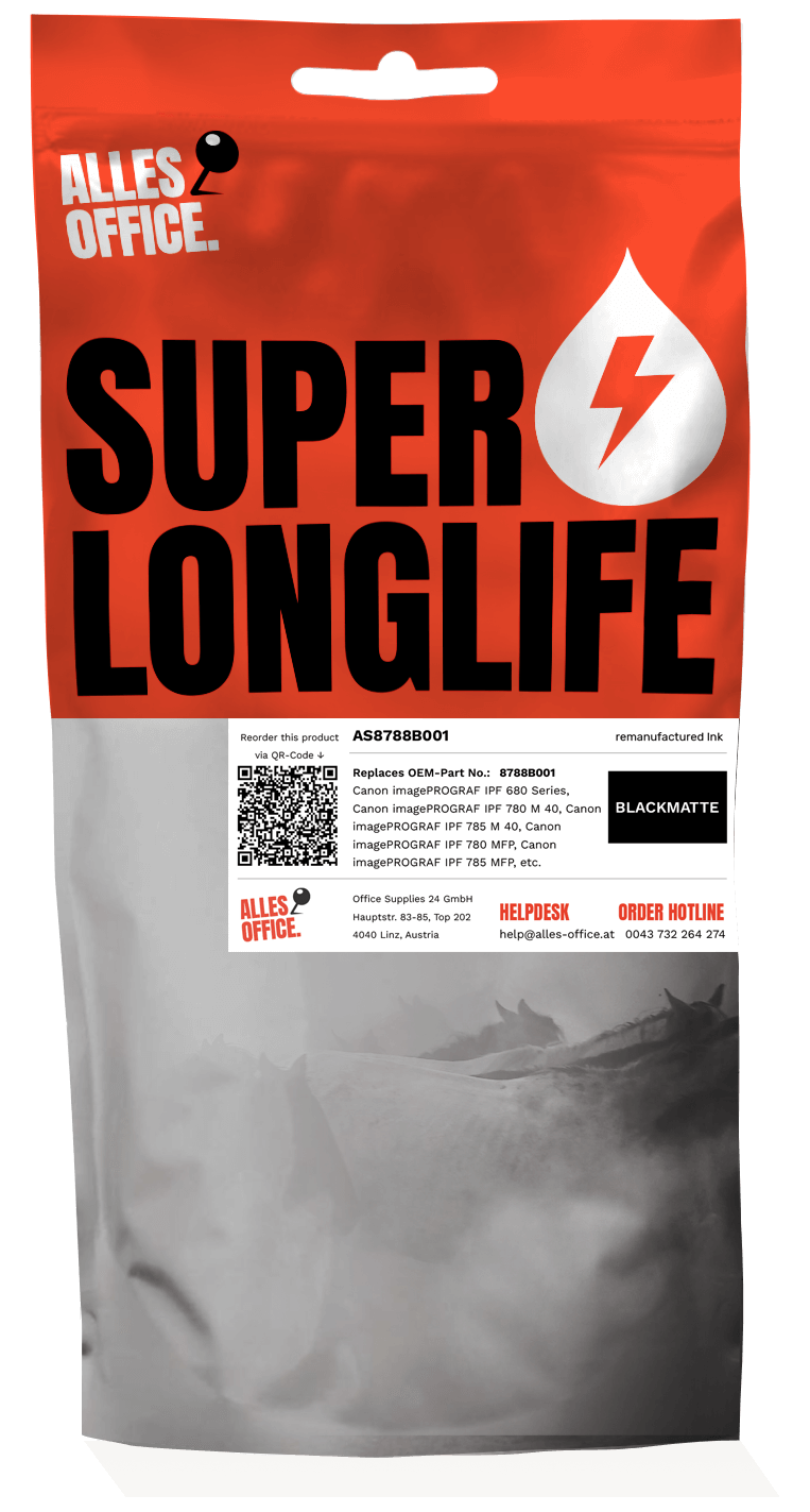 Superlonglife Canon 8788B001 / PFI-207MBK Ink