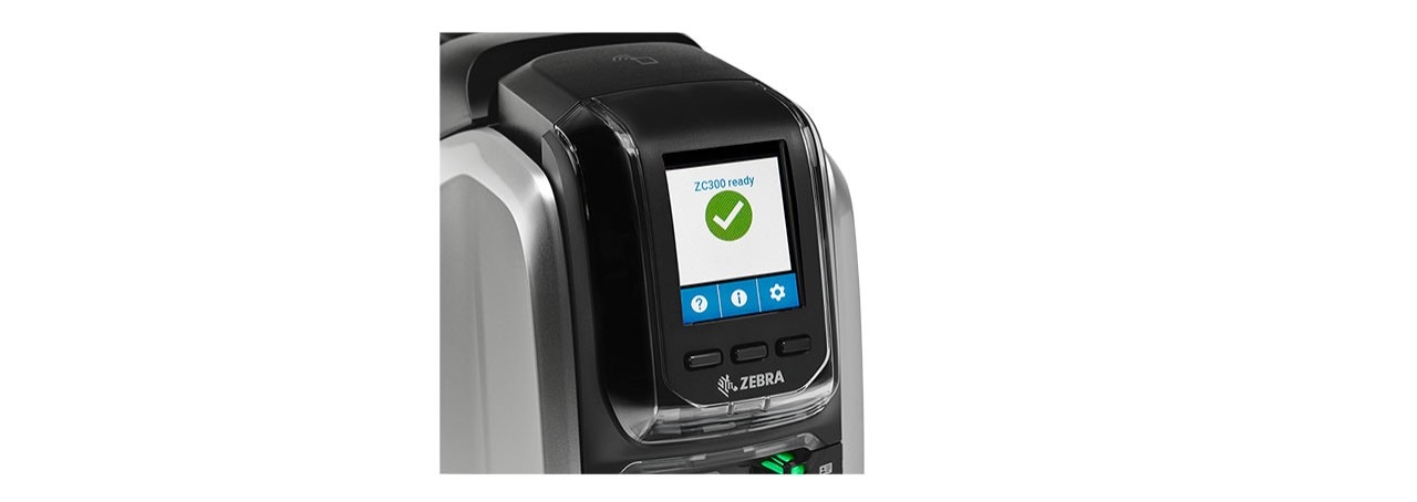 Zebra ZC300 Plastikkarten-Drucker Farbstoffsublimation/Wärmeübertragun Farbe 300 x 300 DPI