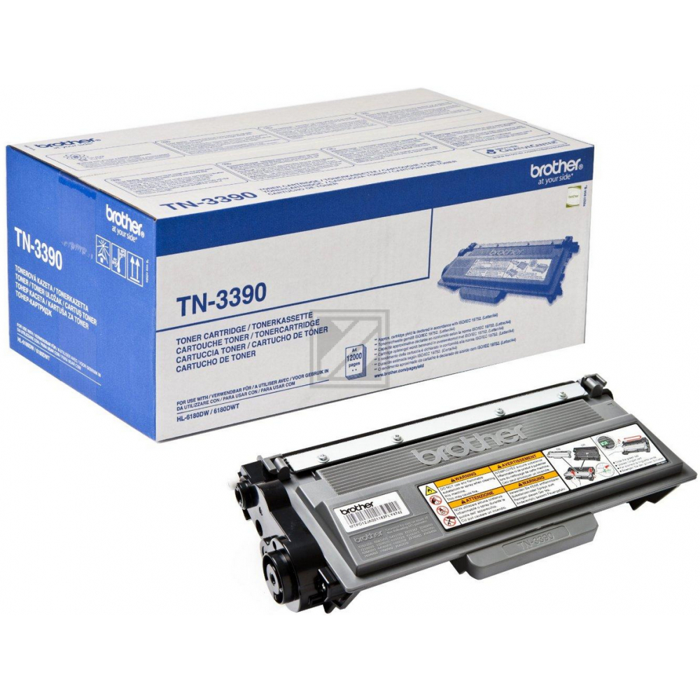 Brother Toner-Kartusche 2 x schwarz HC (TN-3380D)