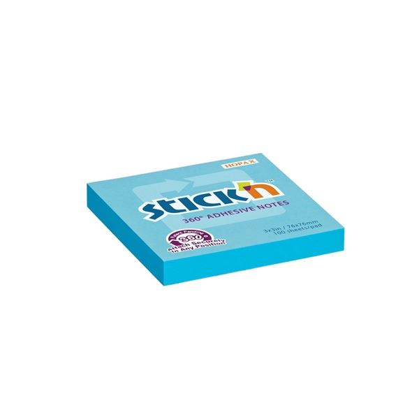 Bloček Hopax 360, 76 x 76 mm, modrý Bloček Hopax 360, 76 x 76 mm, modrý