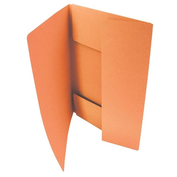 Pap.desky s chlopněmi HIT Office,A4,oranžové,50 ks Pap.desky s chlopněmi HIT Office,A4,oranžové,50 ks