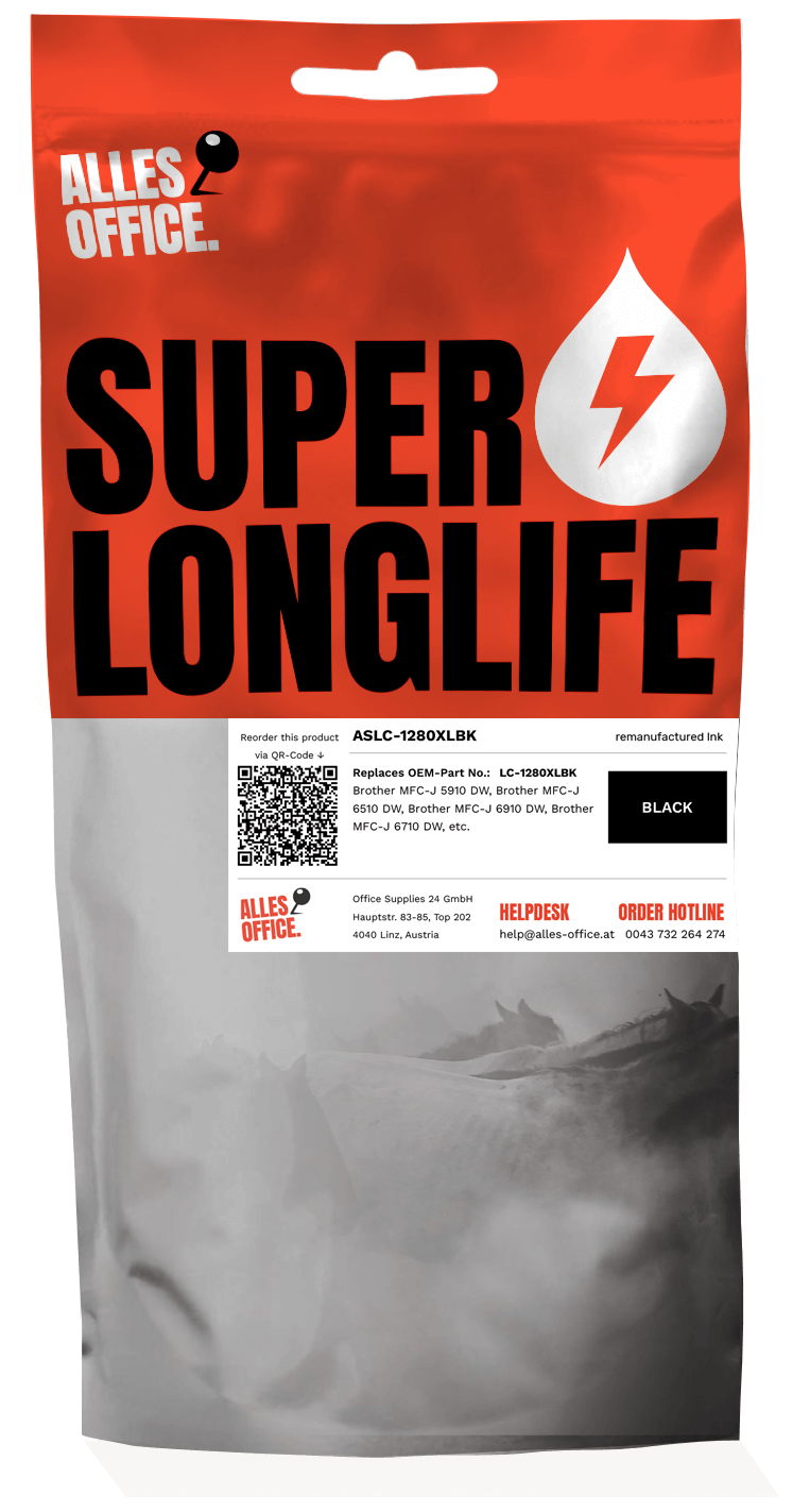 Superlonglife Brother LC-1280XLBK Ink černý