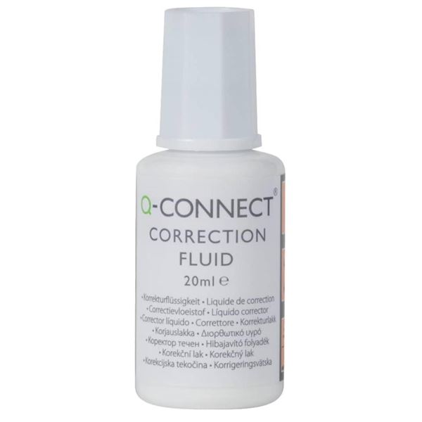 Korekční lak Q-Connect Quick Fluid, 20 ml Korekční lak Q-Connect Quick Fluid, 20 ml