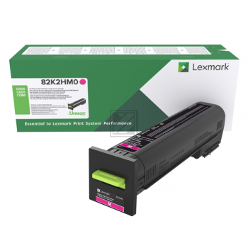 Original Lexmark 82K2HM0 Rückgabe-Toner magenta Lexmark Toner-Kit Return magenta HC (82K2HM0)
