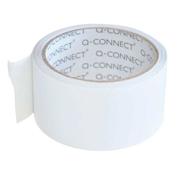 Oboustranná lepicí páska Q-Connect, 50mmx10m, bílá Oboustranná lepicí páska Q-Connect, 50mmx10m, bílá