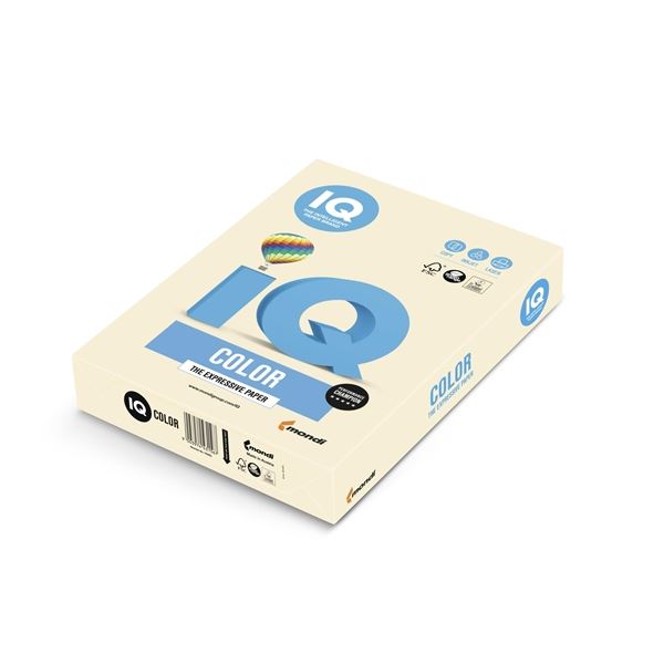 Barev.papír IQ A4-CR20,krém.,80g/m2,500 listů Barev.papír IQ A4-CR20,krém.,80g/m2,500 listů