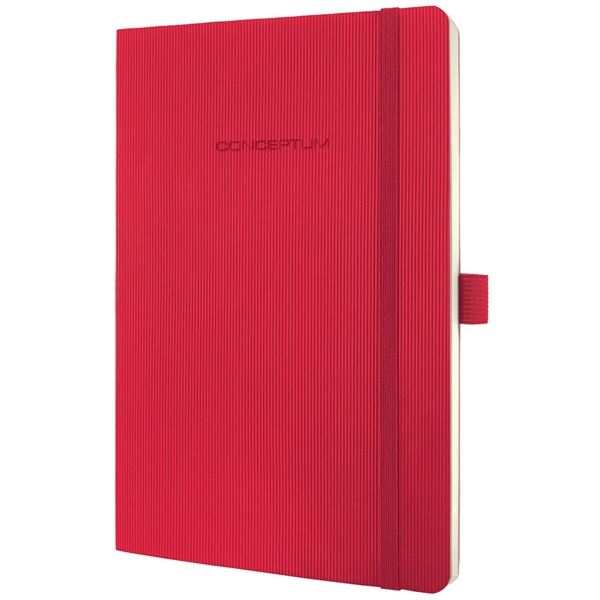 Záznamní kniha Sigel Conceptum, Softcover, červená