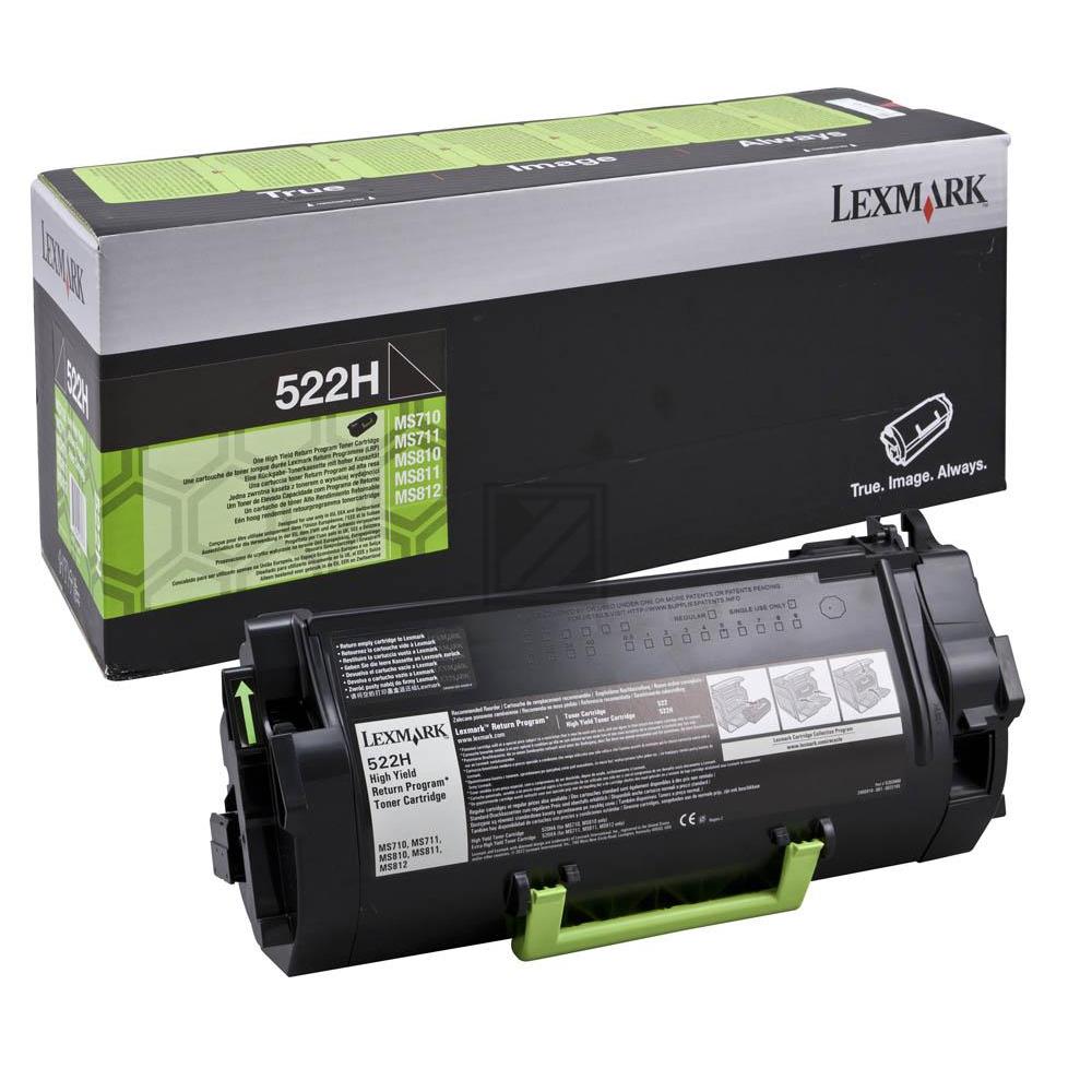 Original Lexmark 52D0HA0 / 520HA Toner schwarz Lexmark Toner-Kit schwarz (52D0HA0, 522H)