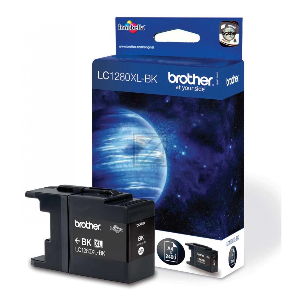 Original Brother LC-1280XLBK Tinte schwarz Brother Tintenpatrone schwarz HC (LC-1280XLBK)