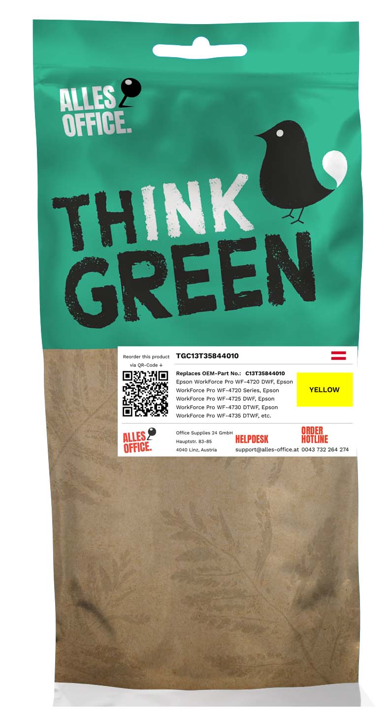 ThinkGreen Epson C13T35844010 / 35 Ink žluť