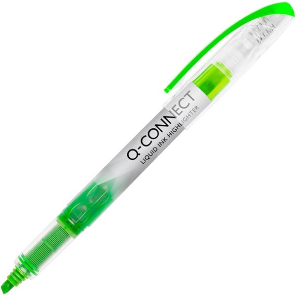Zvýrazňovač Q-Connect Highlighter, zelený Zvýrazňovač Q-Connect Highlighter, zelený