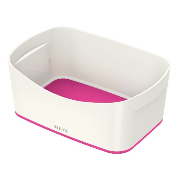 Stolní box Leitz MyBox, bílá/růžová Stolní box Leitz MyBox, bílá/růžová