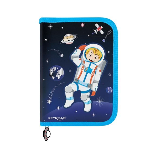 Penál KEYROAD 1 patro, 1 chlopeň, 29 ks, kosmonaut Penál KEYROAD 1 patro, 1 chlopeň, 29 ks, kosmonaut