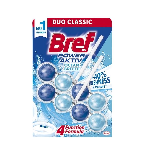 WC blok Bref Power Aktiv, ocean breeze 2x 50g WC blok Bref Power Aktiv, ocean breeze 2x 50g