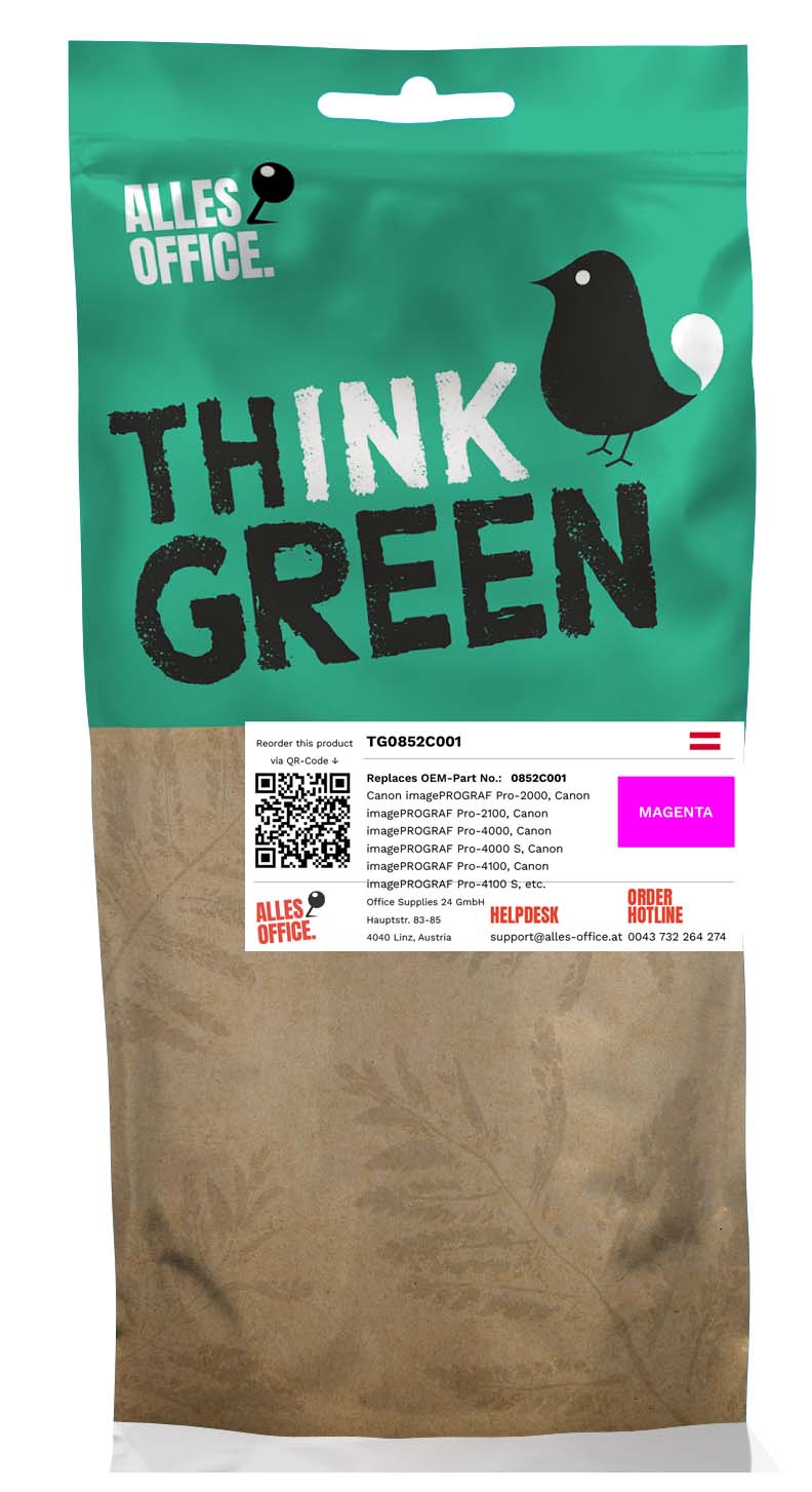 ThinkGreen Canon 0852C001 / PFI-1100M Ink purpurová