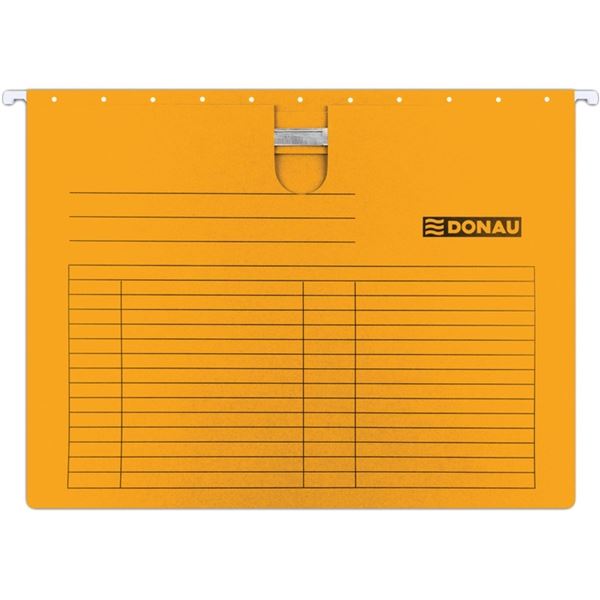 Závěsné desky Donau - A4, 230 g/m2, oranžové Závěsné desky Donau - A4, 230 g/m2, oranžové
