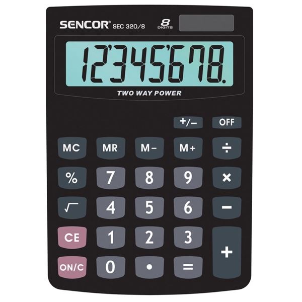 Kalkulačka stolní Sencor SEC 320/8, 8míst. displej