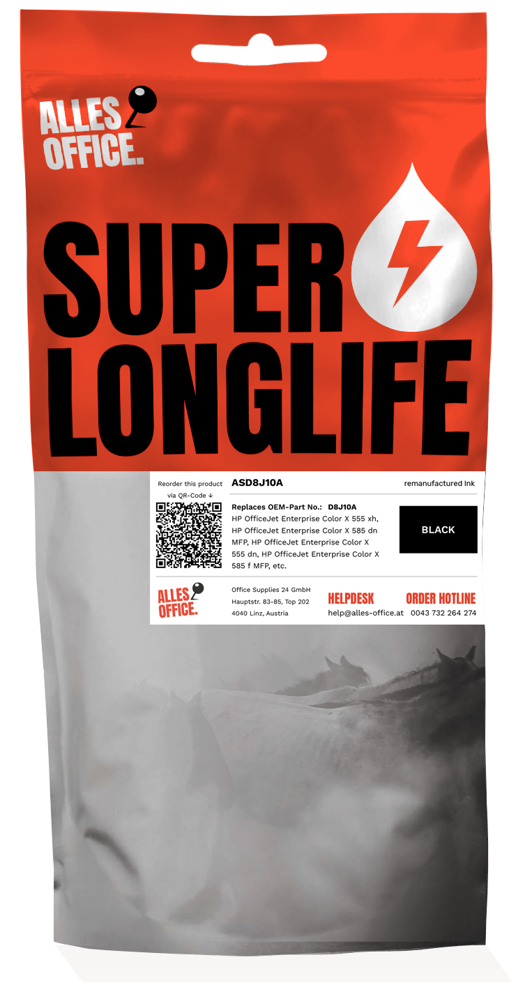 Superlonglife HP D8J10A / 980 Ink černý