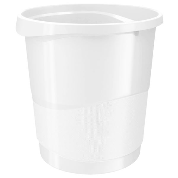 Odpadkový koš Esselte VIVIDA, 14 l, bílý Odpadkový koš Esselte VIVIDA, 14 l, bílý