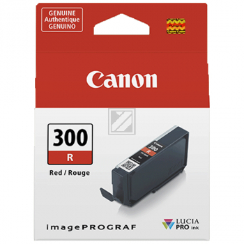 Original Canon 4199C001 / PFI-300R Tinte rot Canon Tintenpatrone rot (4199C001, PFI-300R)