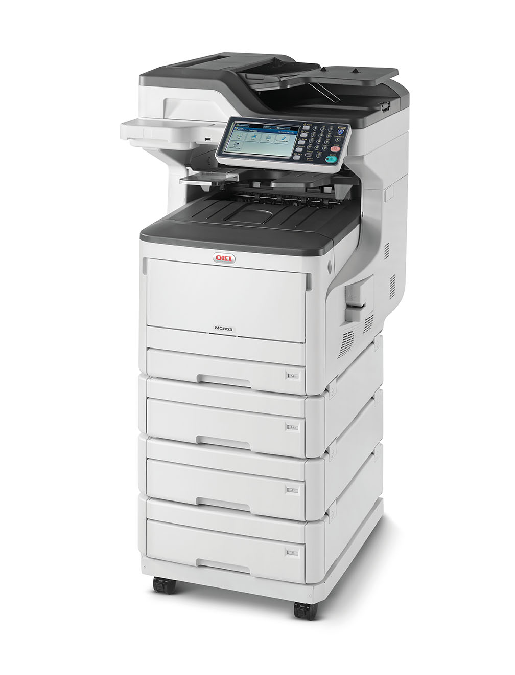 OKI MC853dnv LED 1200 x 600 DPI 23 Seiten pro Minute A3 OKI MC853dnv LED 1200 x 600 DPI 23 Seiten pro Minute A3