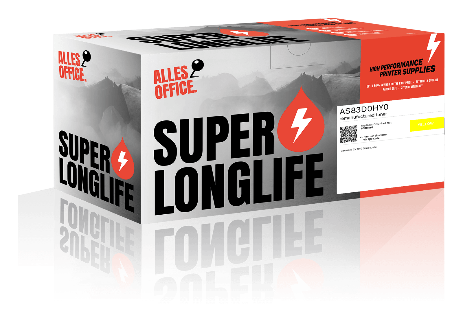 Superlonglife Lexmark 83D0HY0 Toner žluť