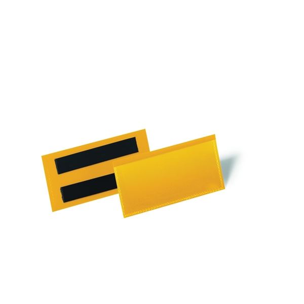Magnetické kapsy - 100 x 38 mm, žluté, 50 ks Magnetické kapsy - 100 x 38 mm, žluté, 50 ks
