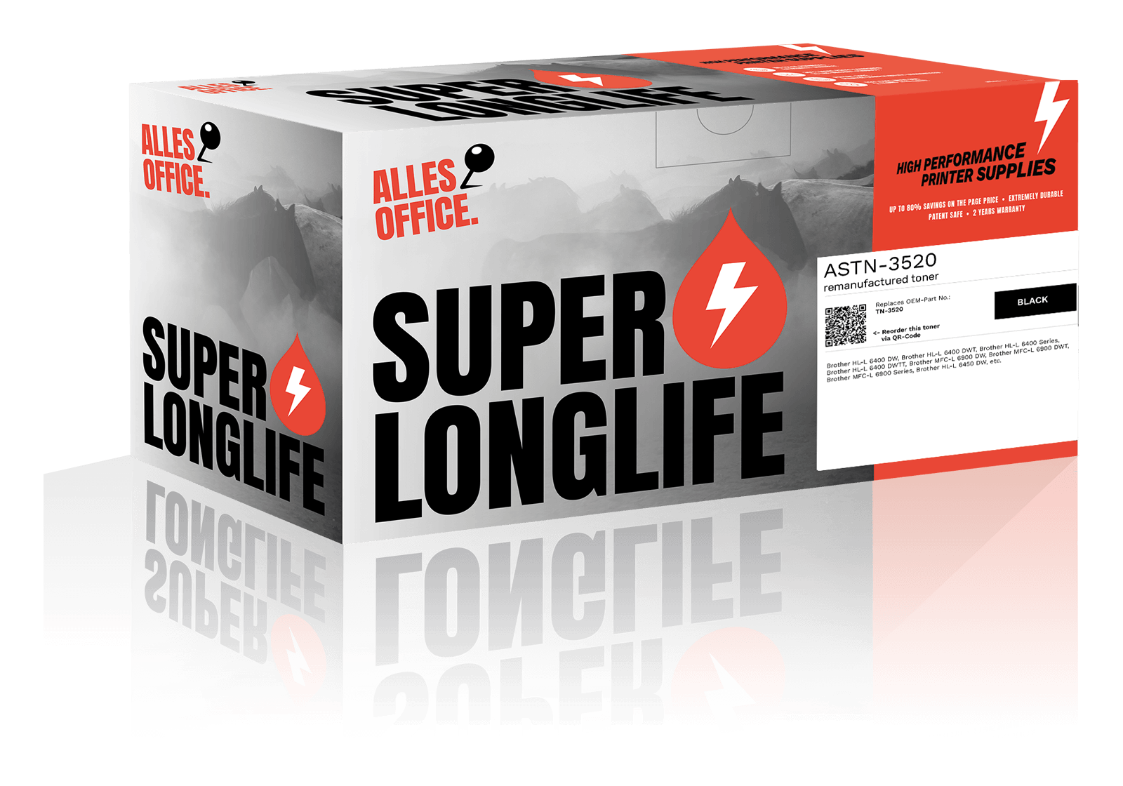 Superlonglife Brother TN-3520 Toner černý