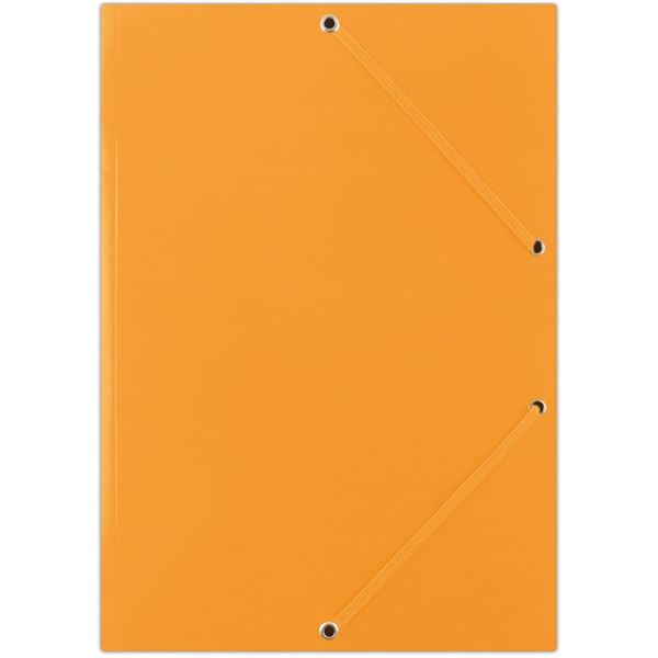 Karton.desky chlopně gumička Donau - A4, oranžové Karton.desky chlopně gumička Donau - A4, oranžové