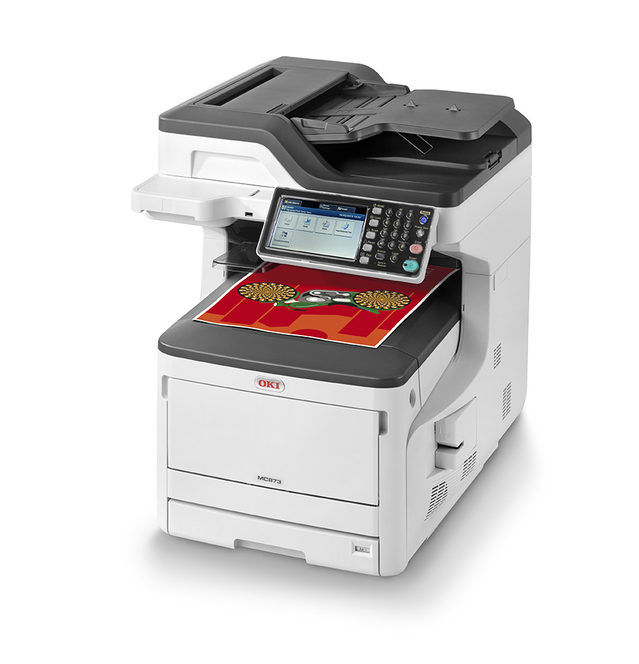 OKI MC873dn LED A3 1200 x 600 DPI 35 Seiten pro Minute