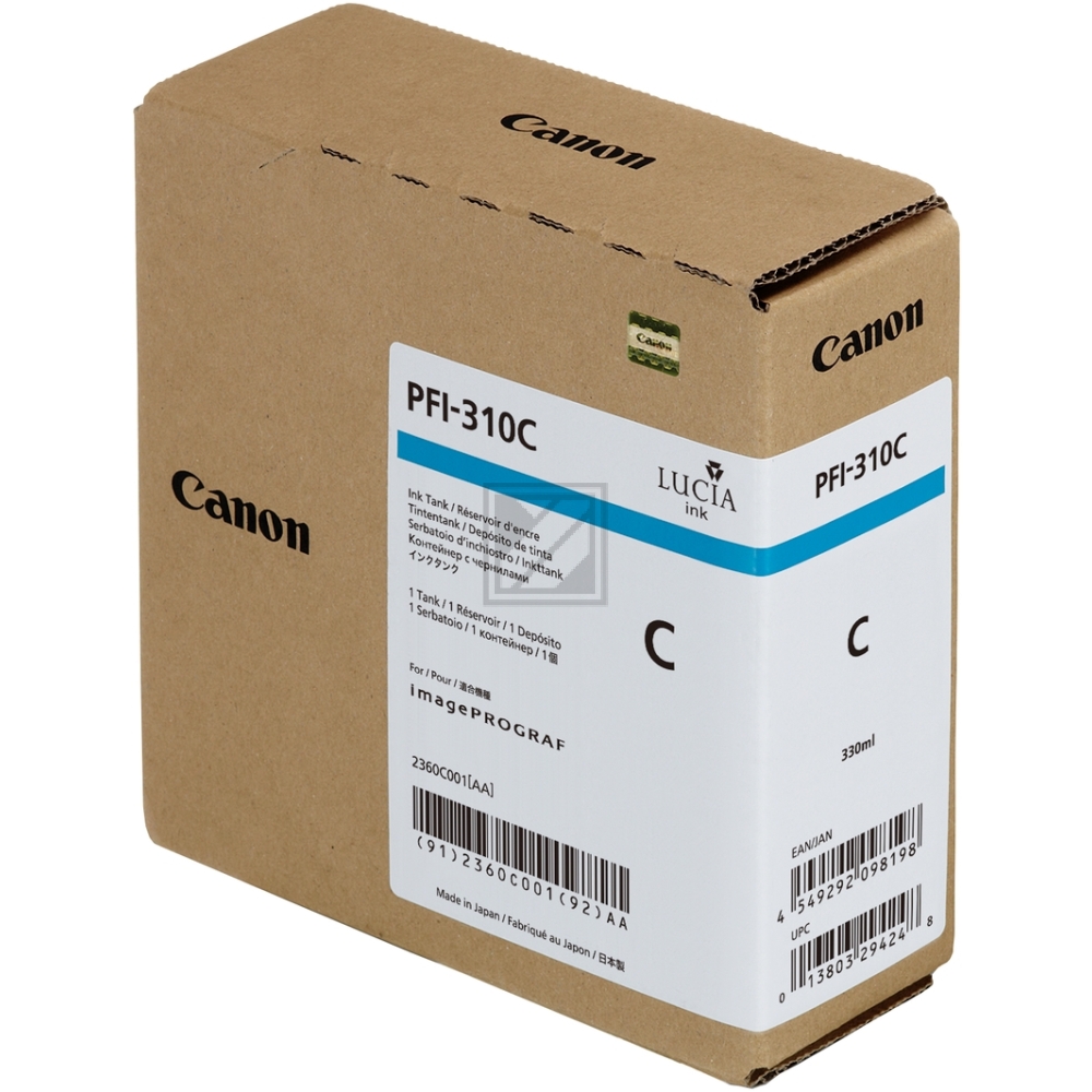 Canon Tintenpatrone cyan (0812C001, PFI1300C)