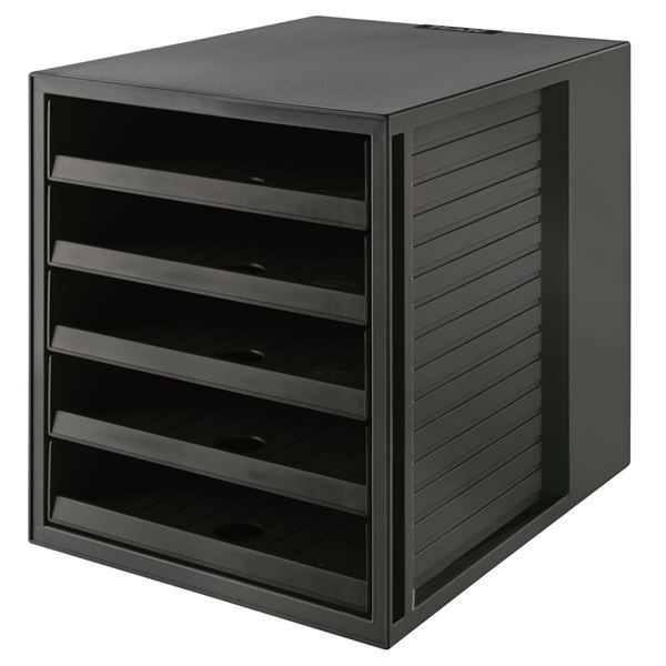 Zásuvkový box HAN, ECO, 5 zásuvek, černý Zásuvkový box HAN, ECO, 5 zásuvek, černý