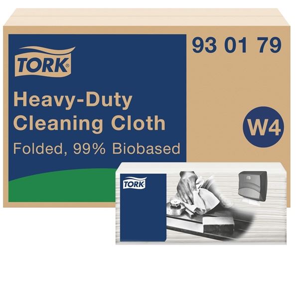 Skládané čisticí utěrky Tork, náplň W4, 105 ks Skládané čisticí utěrky Tork, náplň W4, 105 ks