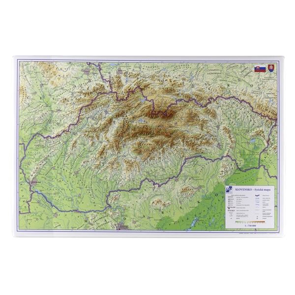 Podložka na stůl - mapa SR