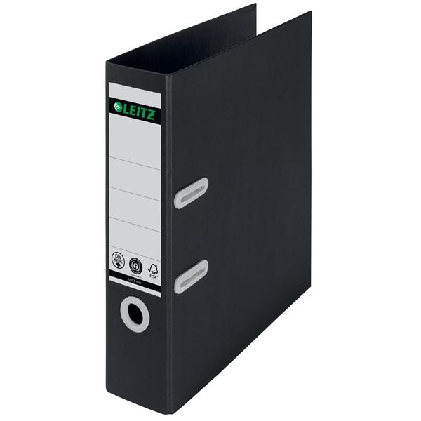 Pák.pořad.180°Leitz RECYCLE-A4,š.hř.8cm,eko.,černý Pák.pořad.180°Leitz RECYCLE-A4,š.hř.8cm,eko.,černý
