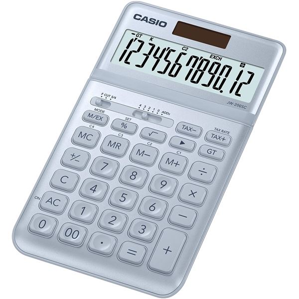 Stolní kalkulačka Casio JW 200SC BU Stolní kalkulačka Casio JW 200SC BU