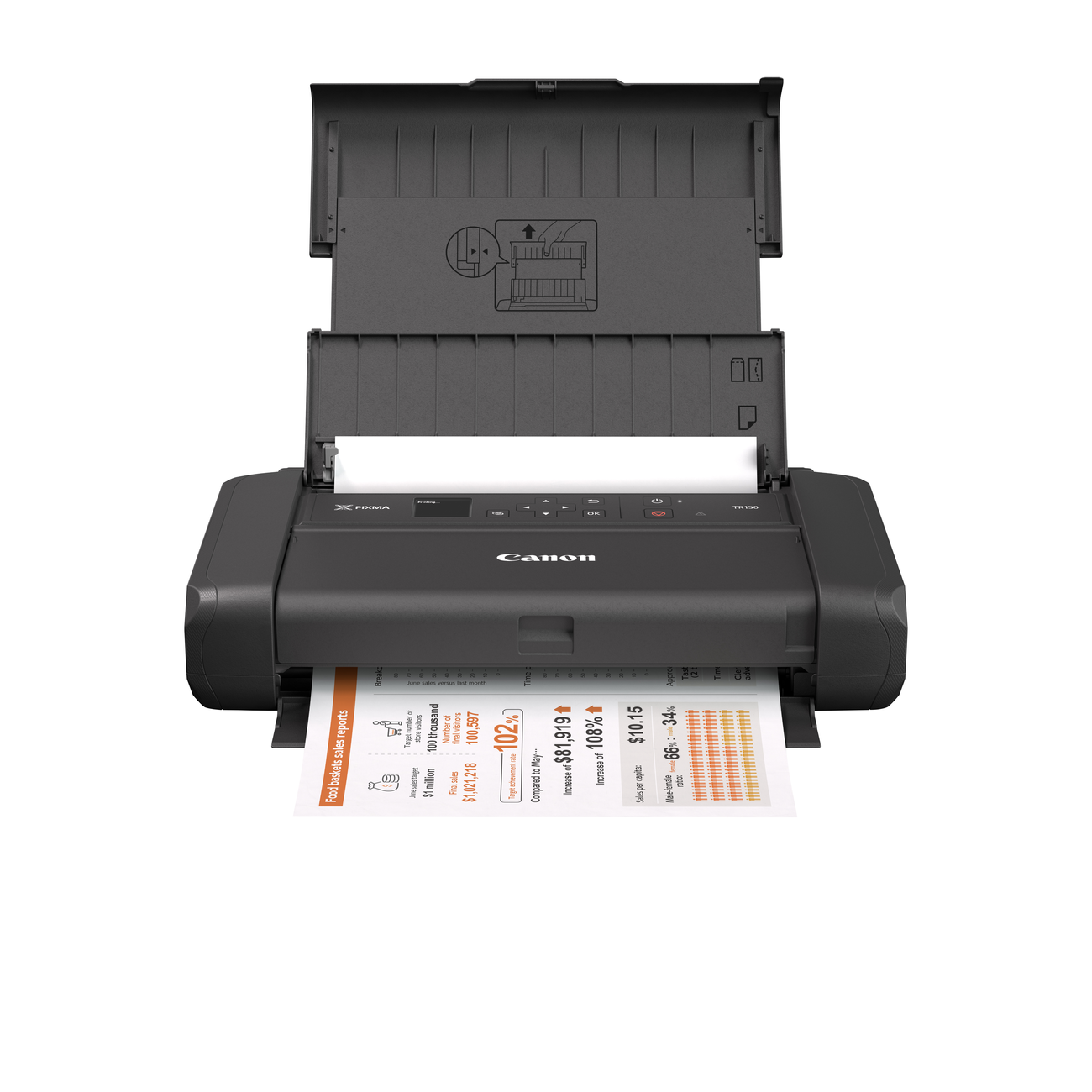 Canon PIXMA TR150 Fotodrucker Tintenstrahl 4800 x 1200 DPI 8" x 10" (20x25 cm) WLAN